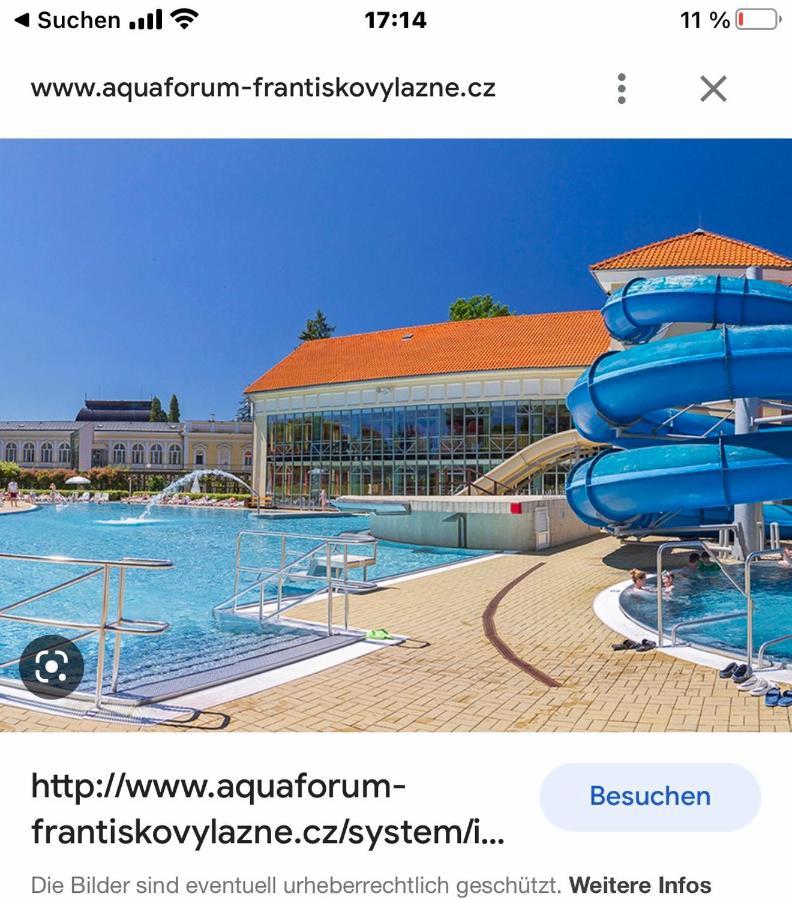 Penzion U Modrého Slona Františkovy Lázně Exterior foto